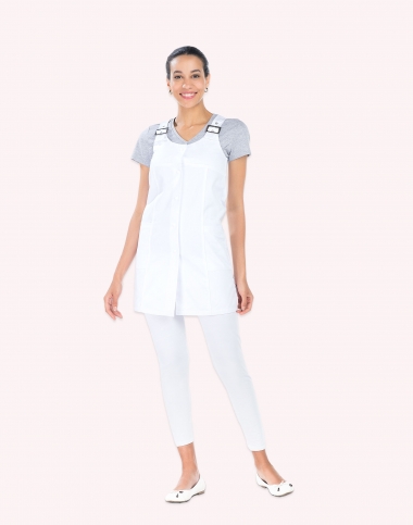 Tunique sans manche blanche...