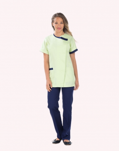 Blouse médicale rose DALHIA