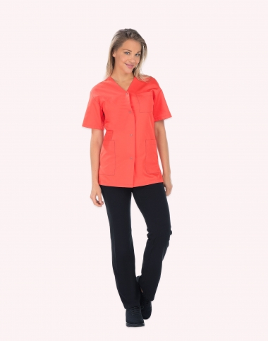 Blouse médicale bleu DORA