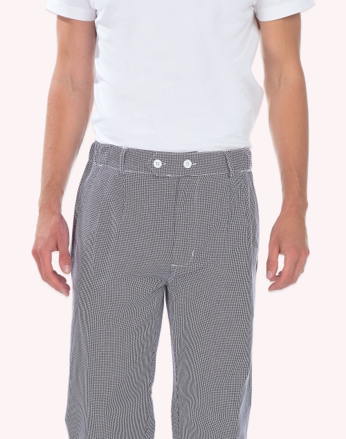 Pantalon cuisine pied de...