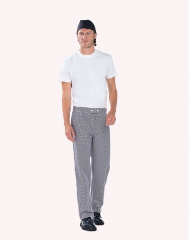 Pantalon cuisine pied de...