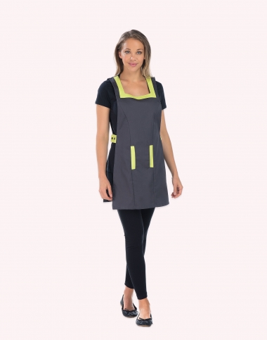 Tablier esthéticienne gris...
