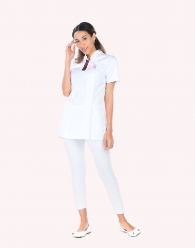 Blouse esthéticienne avec...
