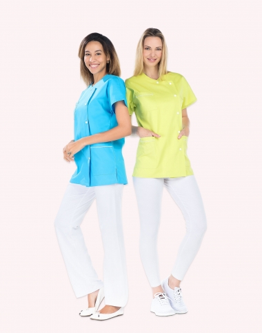 Blouse médicale couleur -...