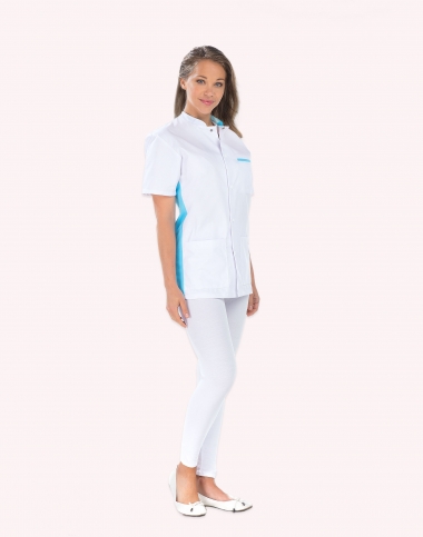 Blouse médicale stretch -...