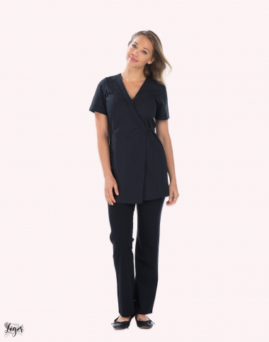 Blouse cache coeur...