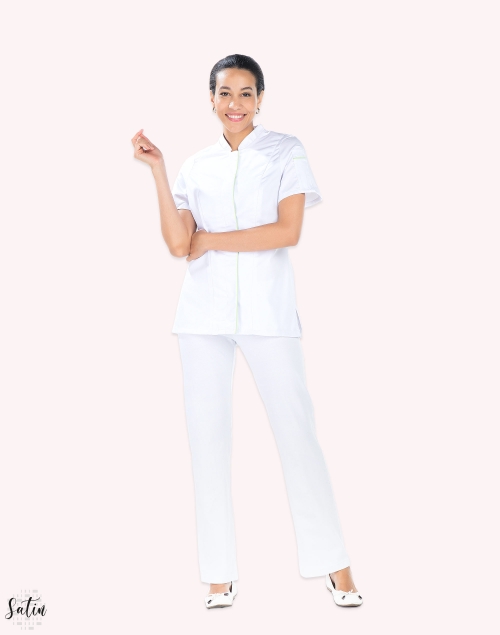 Veste de cuisine rose PAM