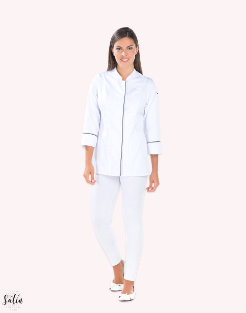 Veste de cuisine femme noir...