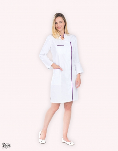 Blouse médicale longue -...