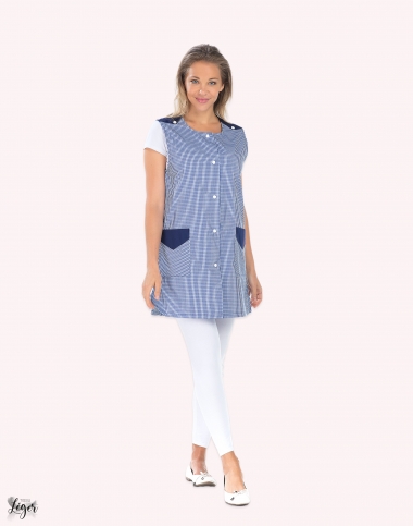Tunique ménage vichy NADEGE