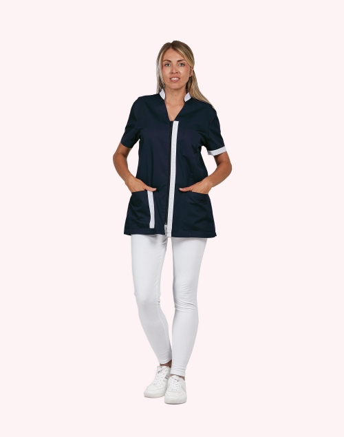 Blouse pharmacie avec zip -...